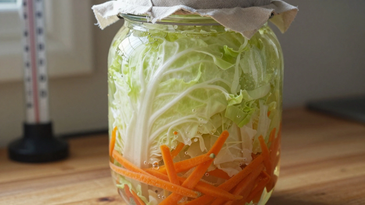 Сколько нужно держать квашеную капусту в тепле для правильного брожения