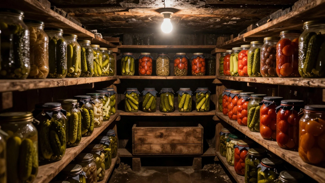Как правильно хранить овощные заготовки на зиму