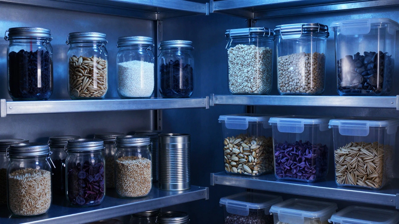 Организованное хранение консервации в прохладном подвале